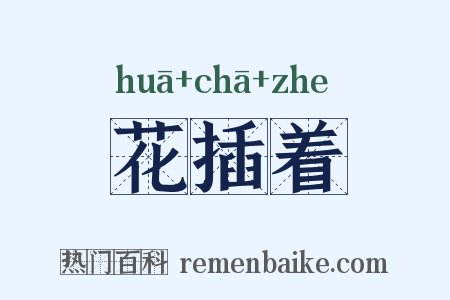 花插着是什么意思的图片